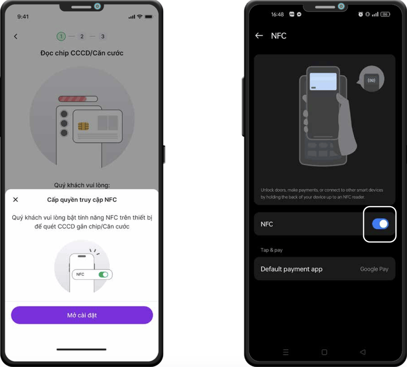 NFC Hệ điều hành Android